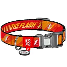 Нашийник для собак Waudog Nylon з QR паспортом Флеш Лого р.L 25 мм 33-49 см (282-1083)