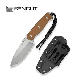 Ніж з фіксованим лезом Sencut Toxodon S24036-3 коричневий - мініатюра 10
