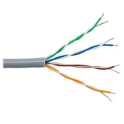 Кабель вита пара Atcom (60707) Premium FTP, 4x2x0.51мм, СU, CAT6, 1Gb/s, мідь, 305м