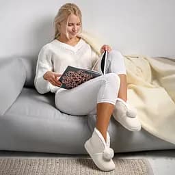 Кімнатні капці MBM My Home розмір 40-41 бежеві (SL-06 40-41 BEIGE) - мініатюра 6