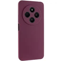 Чохол Lakshmi Silicone Cover Full Camera AAA для Xiaomi Redmi 14C/Poco C75 Бордовий/Plum