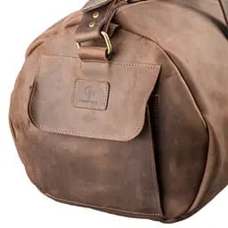 Шкіряна дорожня сумка GRANDE PELLE 55х31х24 см sum0012558 - мініатюра 5