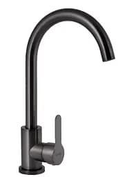 Змішувач для кухні Brinex Pure 015F U-образний Graphite BRIPUR015FGRP