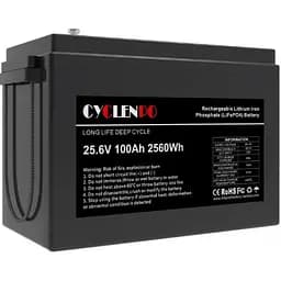 Акумулятор Cyclen 25.6V 100AH LiFePo4 - мініатюра 3