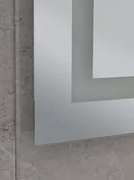 Дзеркало Mixxus HARD MR06-50x80-CASE з LED Touch, Anti-fog, димером, рег. яскравості, годинником (MI6657) - мініатюра 8