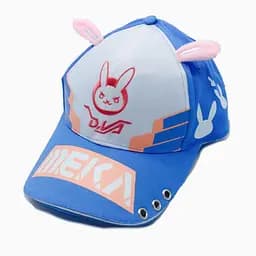 Кепка бейсболка Rabbit Overwatch Dva Pink Rabbit Plush Овервотч Рожевий Кролик BC OV R