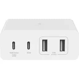 Мережевий зарядний пристрій Belkin Boost Up Charge Pro GaN 4-Ports Charger 108W White (WCH010VFWH) [158903] - мініатюра 2