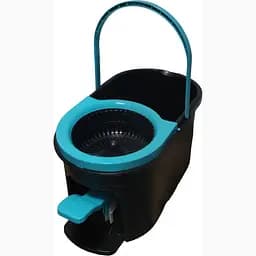 Набір для прибирання Zambak Plastik Spin Mop відро з педаллю та швабра 14 л (ZP-355) - мініатюра 3