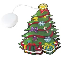 Игрушка светодиодная подвесная MBM My Home Елка 15х25х2.6 см (DH-NY-79 COLOR)