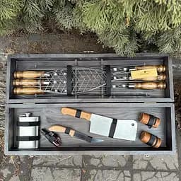 Подарунковий набір Mzavod Майстер BBQ темна текстура - мініатюра 5
