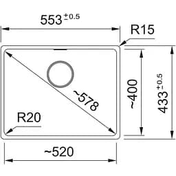 Кухонна мийка Franke Maris MRG 110-52 (125.0701.779) - мініатюра 6
