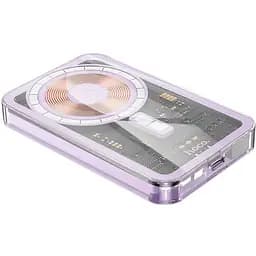 Беспроводной повербанк Hoco Q14 Ice Crystal magnetic power bank 5000mAh черный