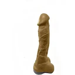 Крафтовое мыло-член с присоской Чистий Кайф Brown Size XL, натуральное