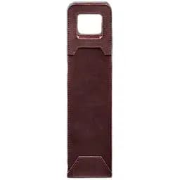 Кожаный чехол для вина BlankNote Crazy Horse 2.0 бордовый 