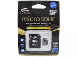 Картка пам'яті Team MicroSD 8 GB Class 10 TUSDH8GCL1003 - мініатюра 3