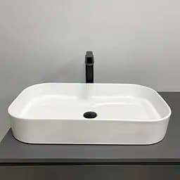 Умивальник VBI Vestone 65 white накладний VBI-017002, Білий - мініатюра 2