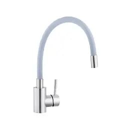 Змішувач для кухні з гнучким виливом Kroner KRP Edelstahl Klassisch - ESG035GRA CV024354 Хром матовий - мініатюра 3
