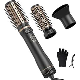 Вращающаяся фен-щетка 3-в-1, 1000 Вт