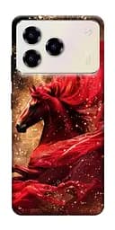 Чехол itsPrint Red sparkles Horse для ZTE Blade A76