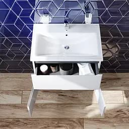Тумба підвісна AM.PM X - Joy 65 см з умивальником M85-FHX0653-WC0653WG38 - мініатюра 3