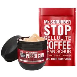 Антицелюлітний набір Mr.Scrubber: Зігрівальне обгортання 250 г + Скраб для тіла 200 г - мініатюра 2