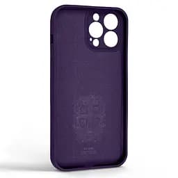 Силиконовый чехол для Apple iPhone 13 Pro Max, Icon Ring, фиолетовый, панель-накладка, с кольцом-подставкой на 360°, противоударный, возможность использования магнитных держателей, ArmorStandart (ARM68679) - мініатюра 2