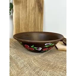 Салатник керамический (глиняный) Вишня 2.5 л 