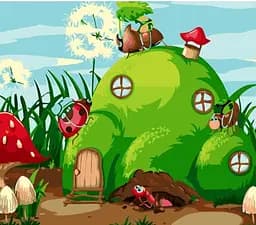 Набір для розпису по номерах Земляна хатинка, Strateg, 30x40 см, SS6719