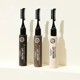 Гель для брів Gosh ламінуючий кольоровий 002 Dark Brown 6 мл темно-коричневий  - мініатюра 2
