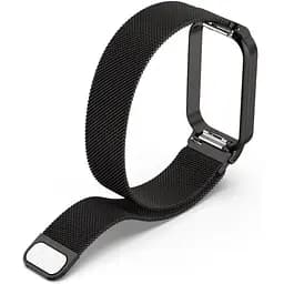 Ремінець DK CDK Metal Milanese Loop Magnetic для Xiaomi Mi Band 8 Active (016244) (black) - мініатюра 3