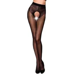 Еротичні колготки Passion Tiopen 006 nero 3/4 (30 den)