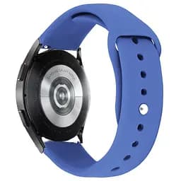 Силиконовый ремешок Sport для Smart Watch 22mm Синий/Royal blue