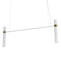 Люстра Tube chandelier, PikArt арт. 5299 Золотой/белый 150 см