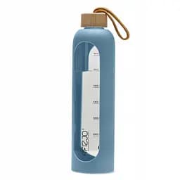 Пляшка для води 4FIZJO спортивна 1000 мл скляна Blue (P-5905973403894) - мініатюра 5