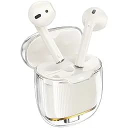 Беспроводные TWS наушники Hoco EW52 вкладыши milky white