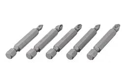 Набір біт викруткових насадок хрестоподібних Intertool PH1 x PH2 x PZ1 x PZ2 x 50 мм Storm (в упаковці 5 шт.) - мініатюра 2