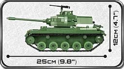 Конструктор COBI M41A3 Walker Bulldog — Американський танк 625 деталей - мініатюра 4