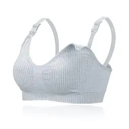 Бюстгальтер топ без кісточки для вагітних та годування розмір 90DE Mothercare 2033 Сірий - мініатюра 4