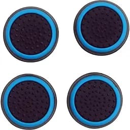 Накладки на стики Thumb Grips 4-pack для PS4/PS5/Xbox Black Blue [122998]