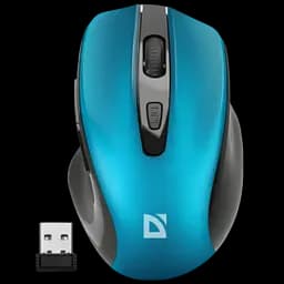 Миша бездротова Defender Prime MB-053 Silent Turquoise (52054)