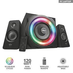 Trust Акустична система (Колонки) 2.1 GXT 629 Tytan RGB Black - мініатюра 6