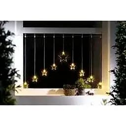 Led Штора гірлянда зірки 9 шт Melinera curtains