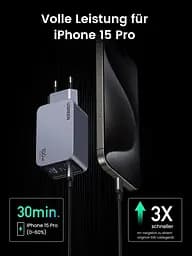 Зарядний пристрій Ugreen X757 Nexode Pro 100w 3 виходи - мініатюра 6