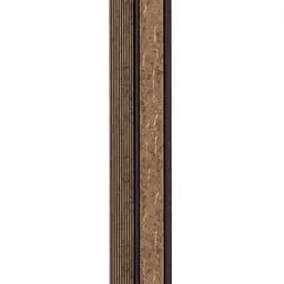 Рейка декоративна Wall Sticker PS 2900х120х12 мм Коричневий із золотими прожилками SW-00001749 - мініатюра 4