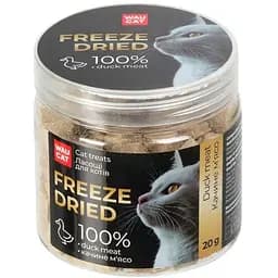 Ласощі для котів Waucat Treats Freeze dried Качине м'ясо 20 г