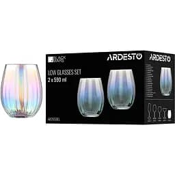 Набір склянок Ardesto Black Mars Zenith низьких 590 мл 2 шт. прозорий (AR2659EL) - мініатюра 5