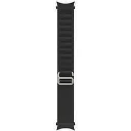 Браслет для Samsung Galaxy Watch 5 - чорний Watchbands Cloth Wave ширина кріплення 20мм нейлоновий (WB013-3904109)