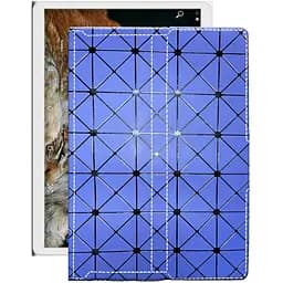Чохол StatusCASE з екошкіри для планшету Asus Z101 Prime 3G 10.1 Синій ромб