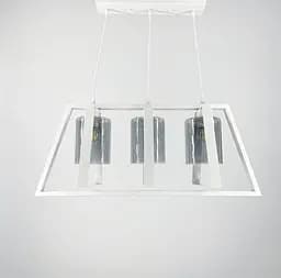 Люстра у стилі лофт у трикутній формі корпусу білого кольору Line.F 11806/3 WT