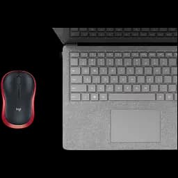 Миша бездротова Logitech M185 Red (910-002240) - мініатюра 4